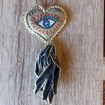 Llavero corazón y ojo